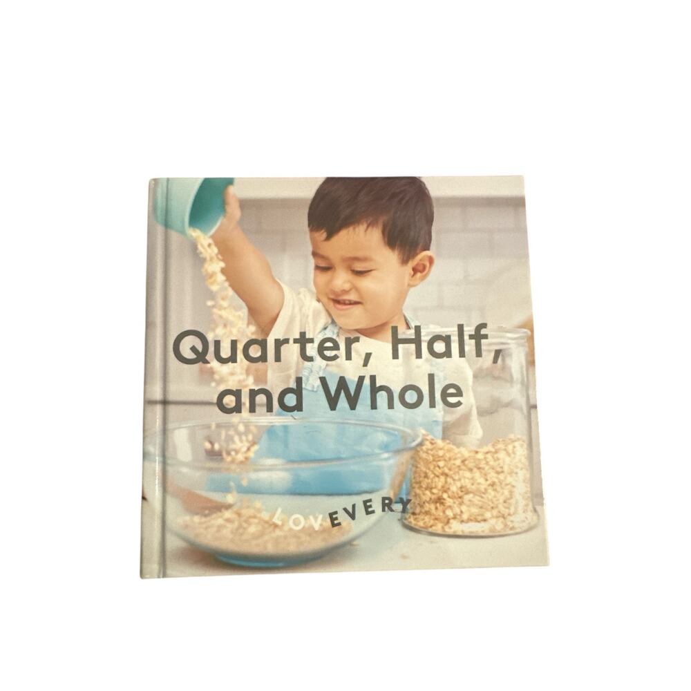 Lovevery The Analyst Play Kit Quarter, Half, and Whole Book Math + Recipe Cards